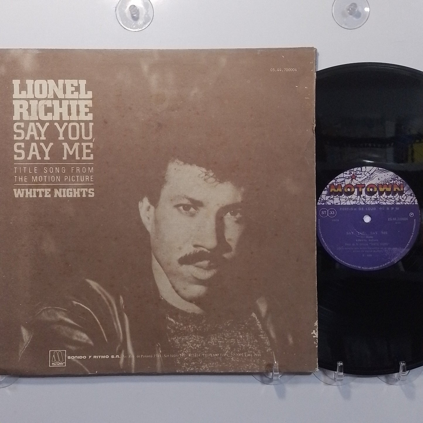 maxi single 12" Lionel Richie Say You Say Me made peru 1985 pop