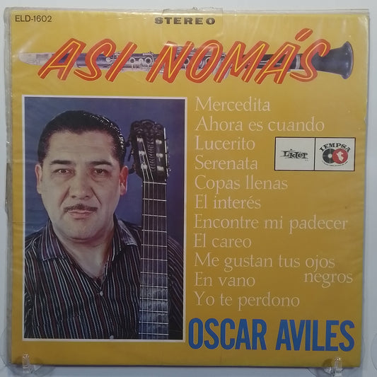 lp oscar aviles asi no mas made peru 1970 criollo folk
