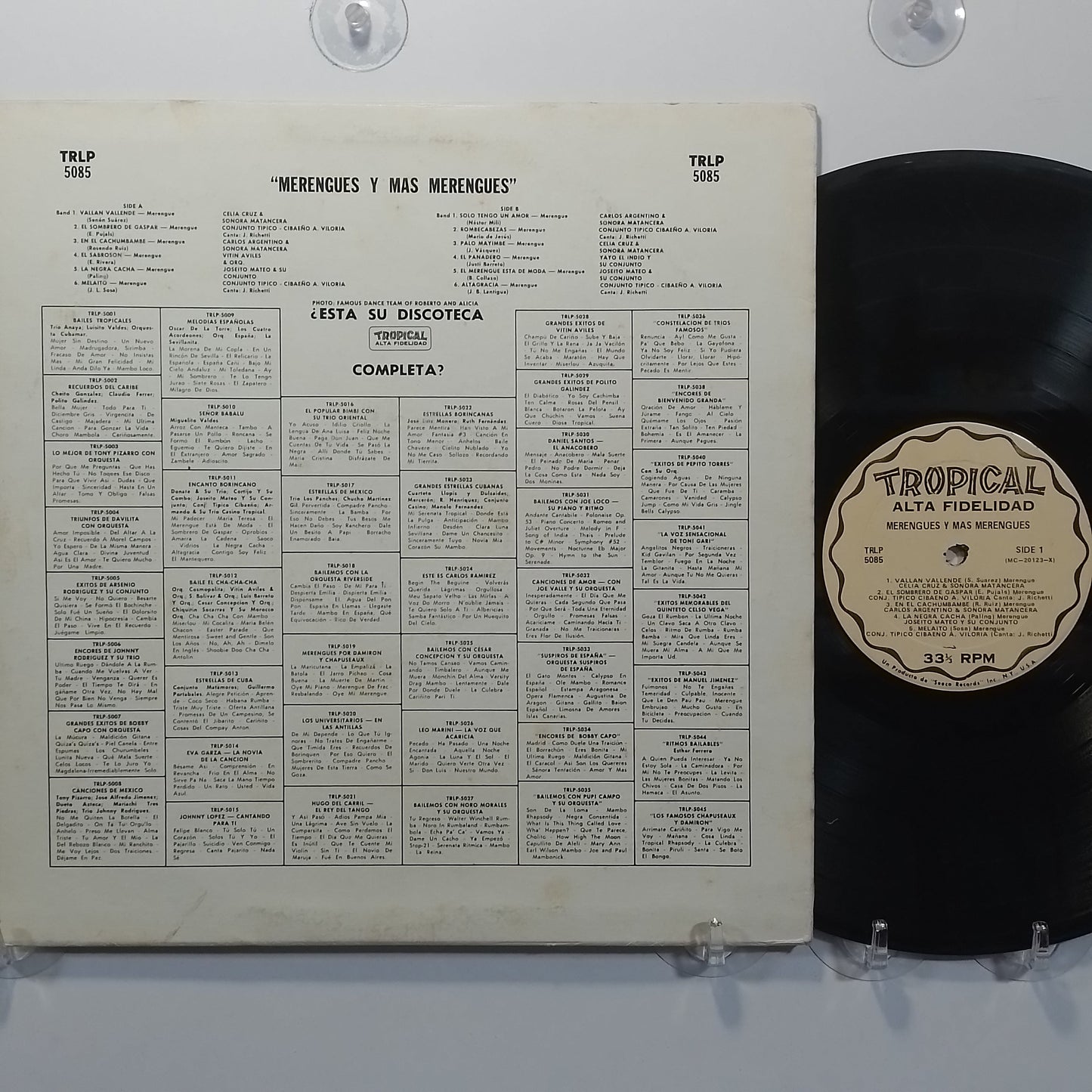 lp Merengues Y Mas Merengues Celia Cruz Sonora Matancera Carlos Argentino varios made usa 1970 merengues