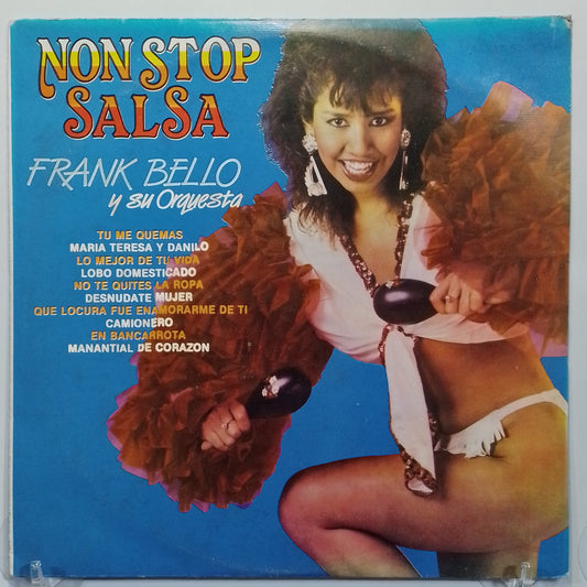 lp Frank Bello Y Su Orquesta Non Stop Salsa made peru 1987 sellado salsa