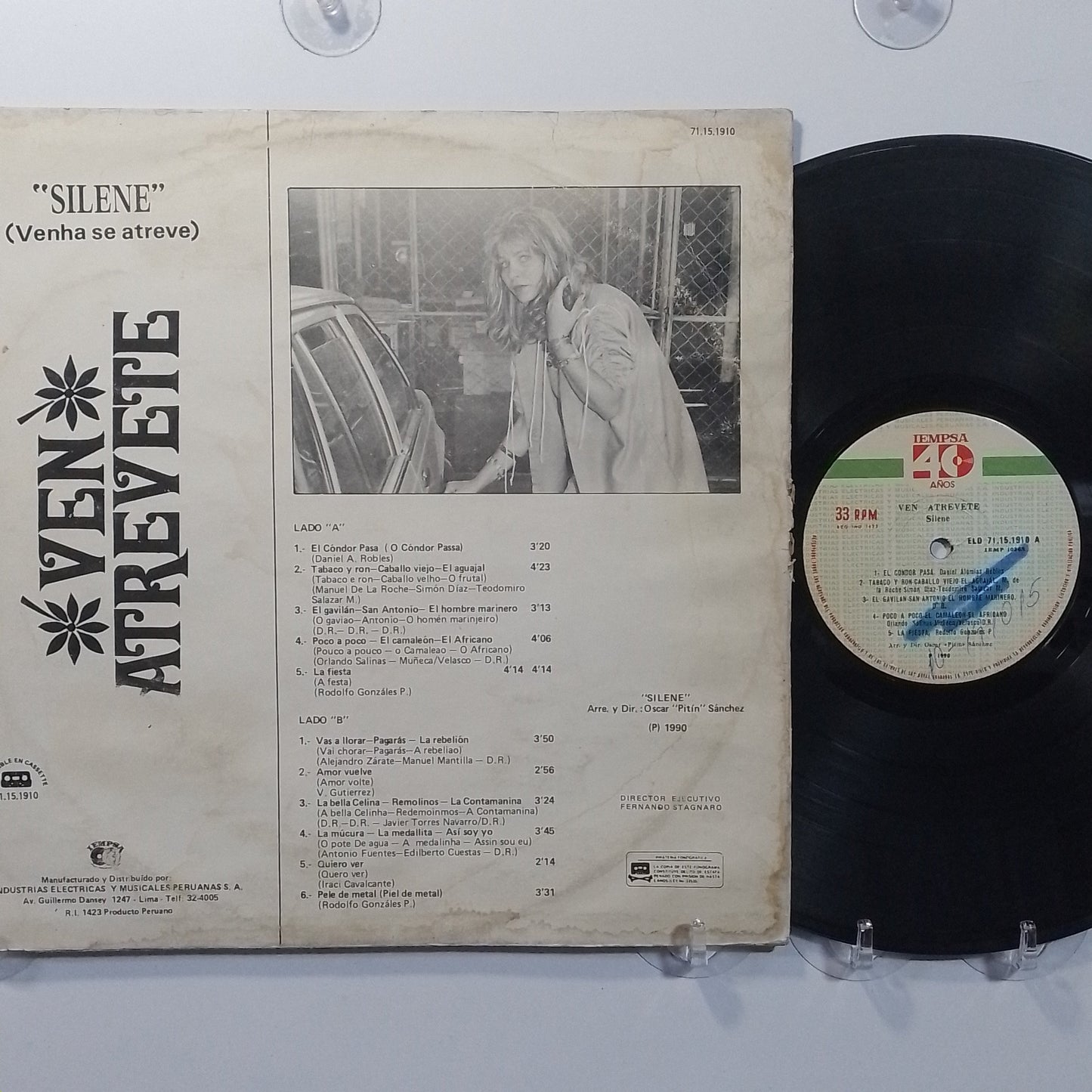 lp Silene Ven Atrevete made peru 1990 lambada