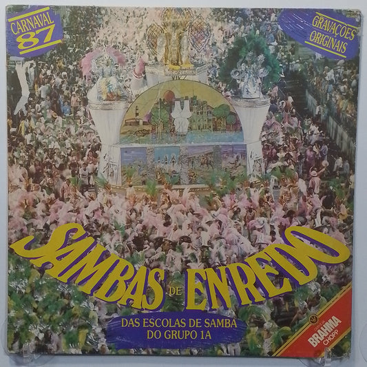 lp Sambas De Enredo Das Escolas De Samba Do Grupo 1A Carnaval 87 made brasil 1986 latin samba