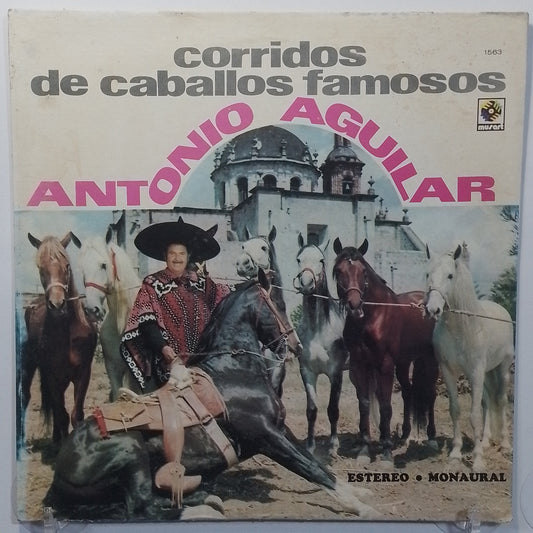 lp Antonio Aguilar Corridos De Caballos Famosos made usa 1972 ranchera folk
