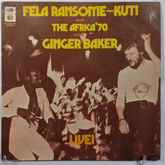 lp Fela Ransome Kuti And The Africa 70 With Ginger Baker Live made peru 1974 rock