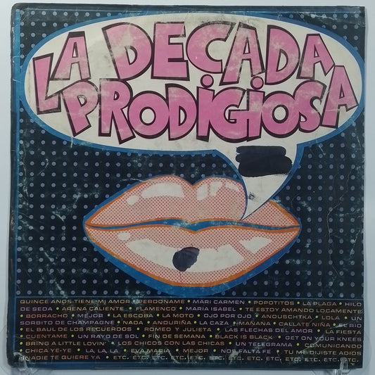 lp La Decada Prodigiosa un rayo de sol popotitos la plaga varios made peru 1985 con insert latin pop