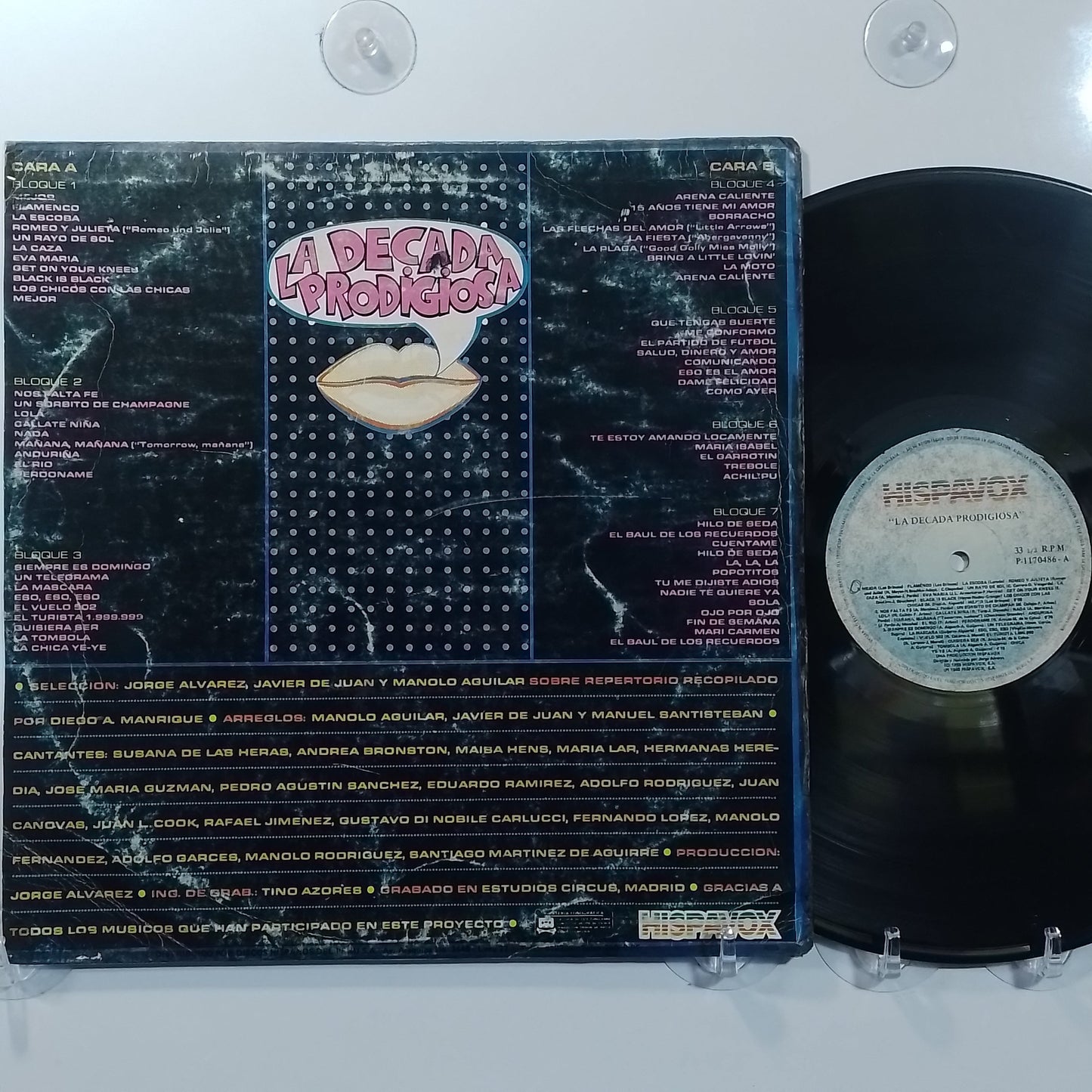 lp La Decada Prodigiosa un rayo de sol popotitos la plaga varios made peru 1985 con insert latin pop