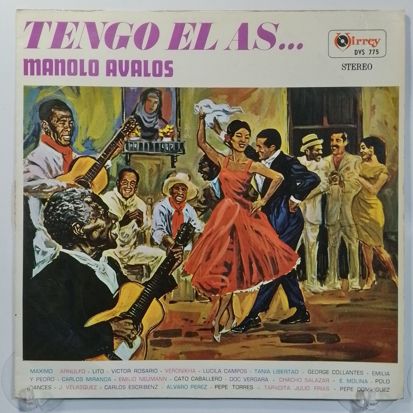 lp Manolo Avalos Tengo El As made Peru 1972 vals folk
