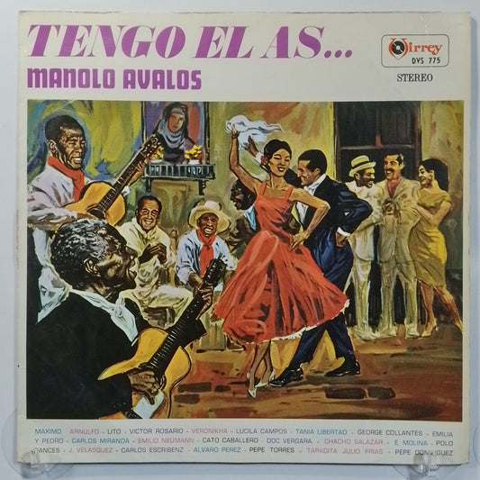 lp Manolo Avalos Tengo El As made Peru 1972 vals folk