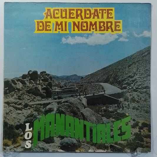 lp los manantiales acuerdate de mi nombre made Peru 1983 huayno folk
