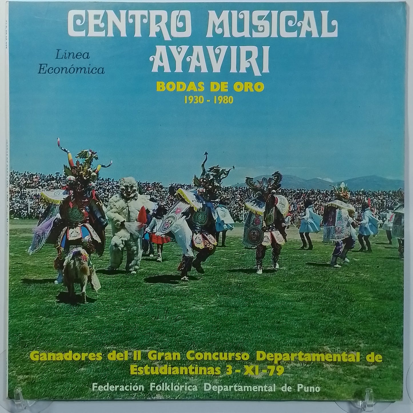 lp Centro Musical Ayaviri Bodas De Oro 1930 - 1980 made Peru 1980 huayno folk