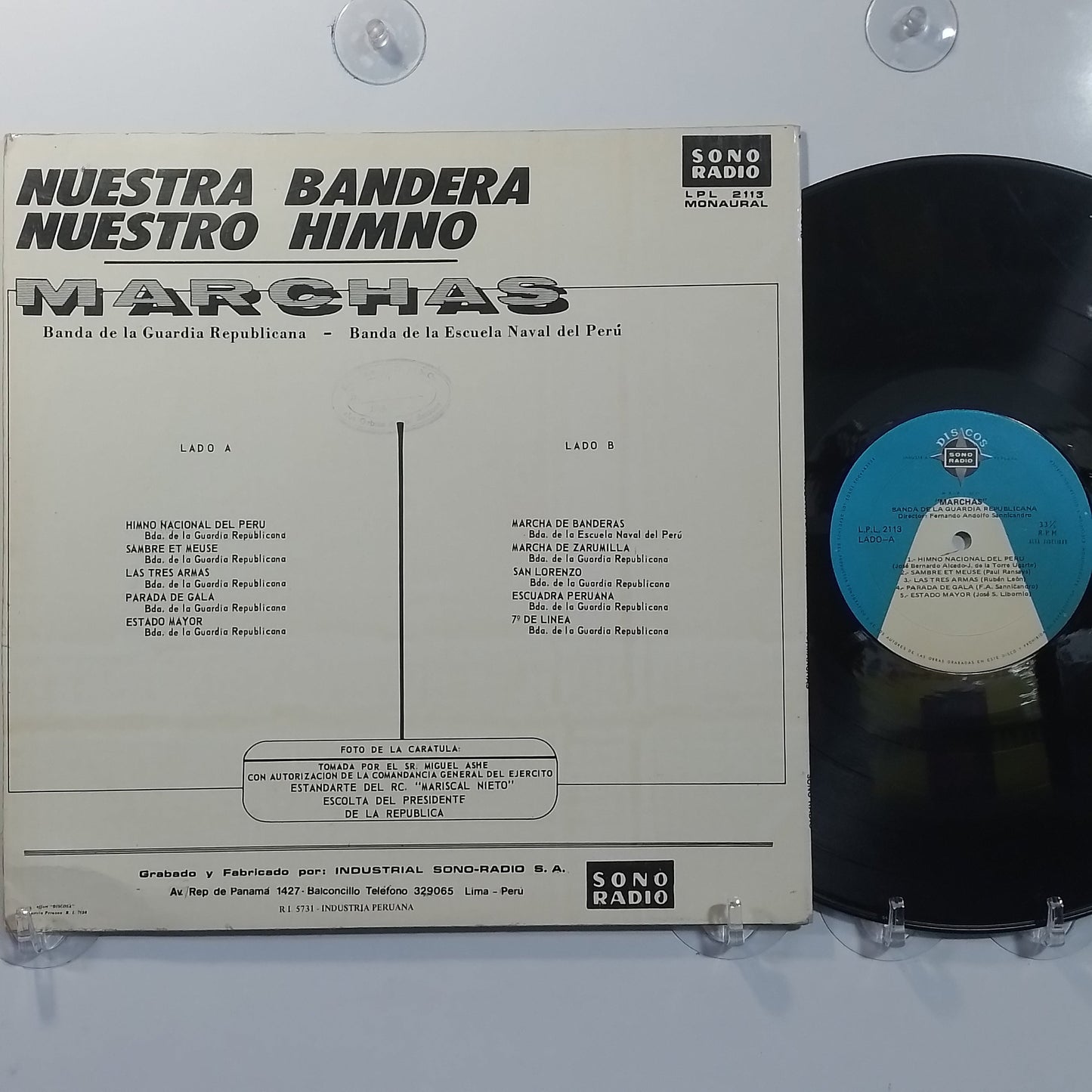 lp banda de la guardia republicana marchas made peru 1970 marcha