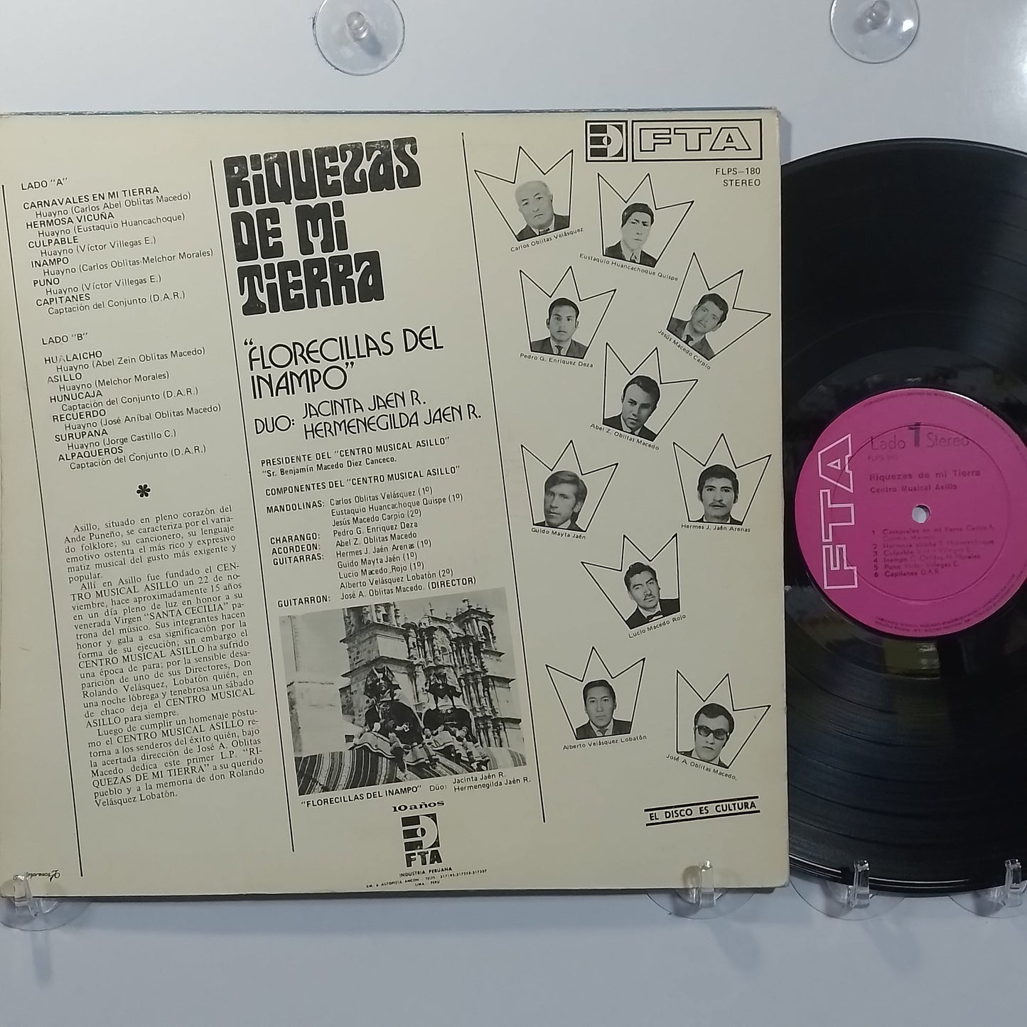 lp centro musical asillo riquezas de mi tierra made peru 1980 huayno folk