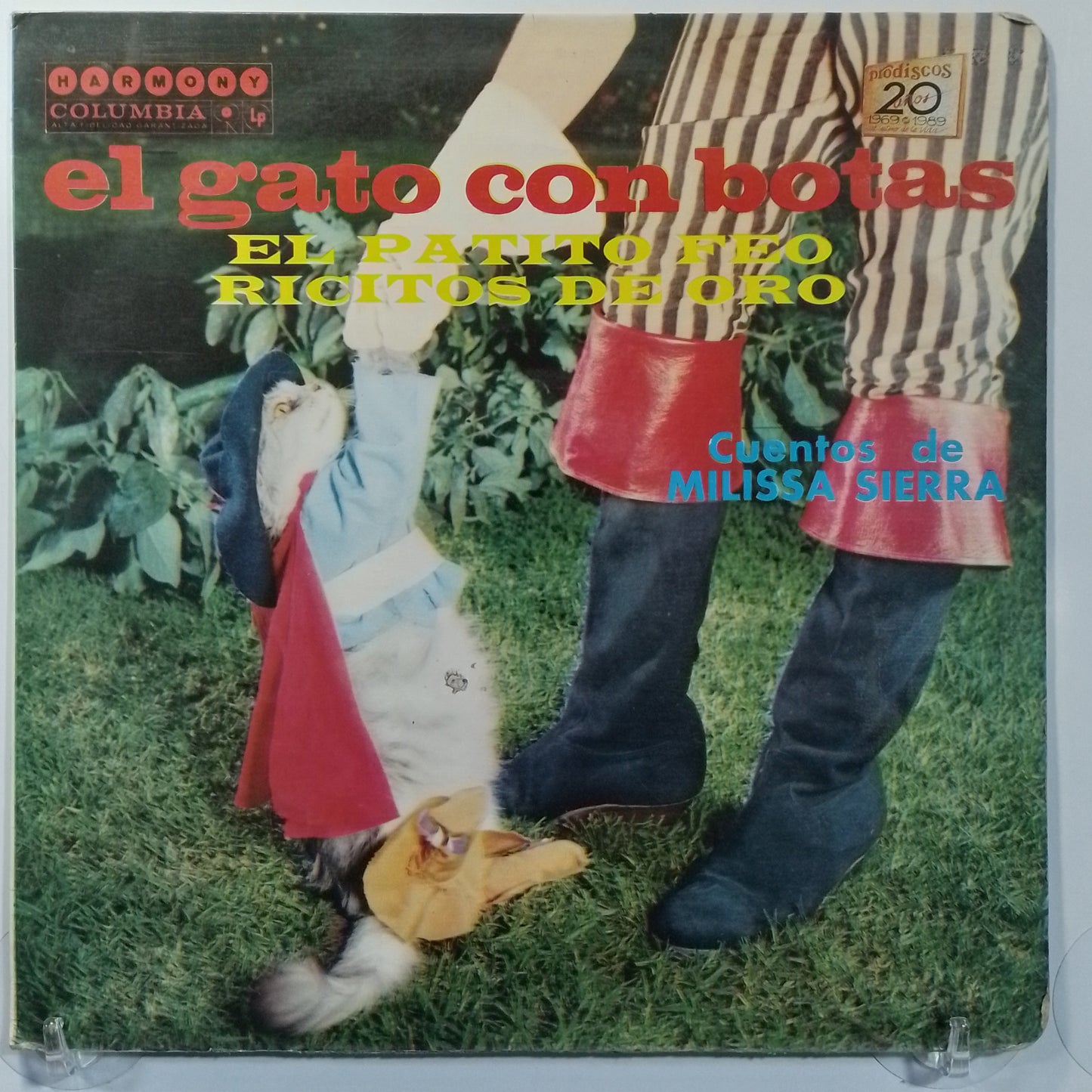 lp Milissa Sierra El Gato Con Botas made Colombia 1961 infantil