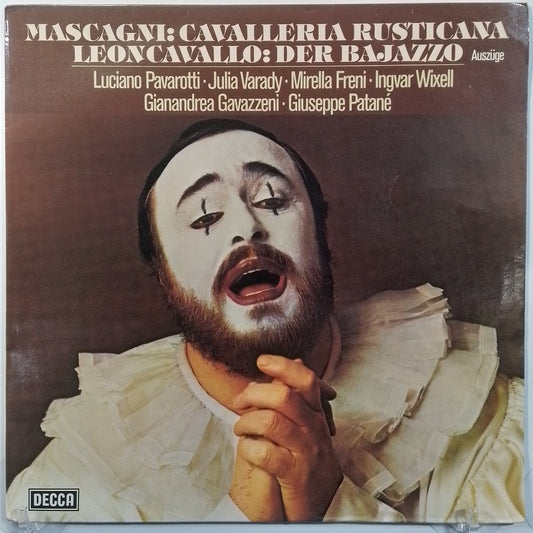 lp Cavalleria Rusticana Pagliacci Luciano Pavarotti Mascagni Leoncavallo varios made alemania 1978 clasico