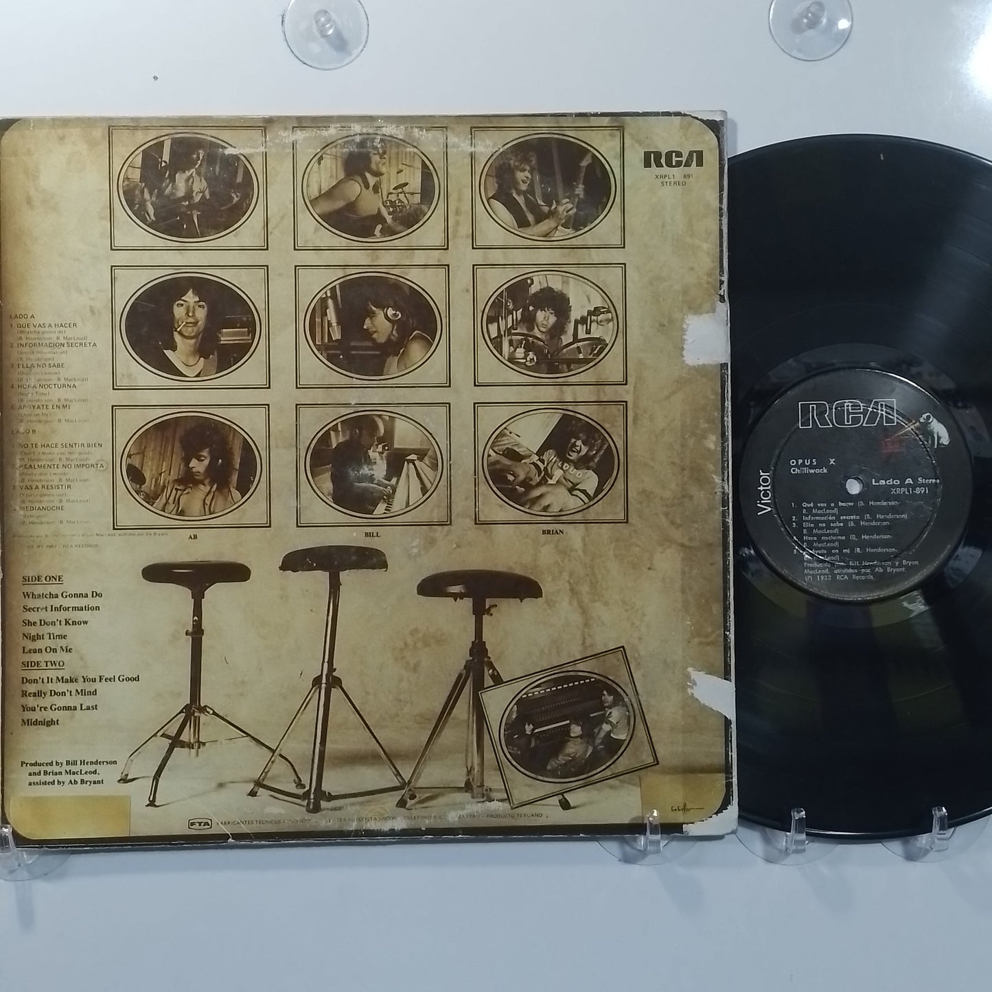 lp Chilliwack Opus X made peru 1982 hard rock