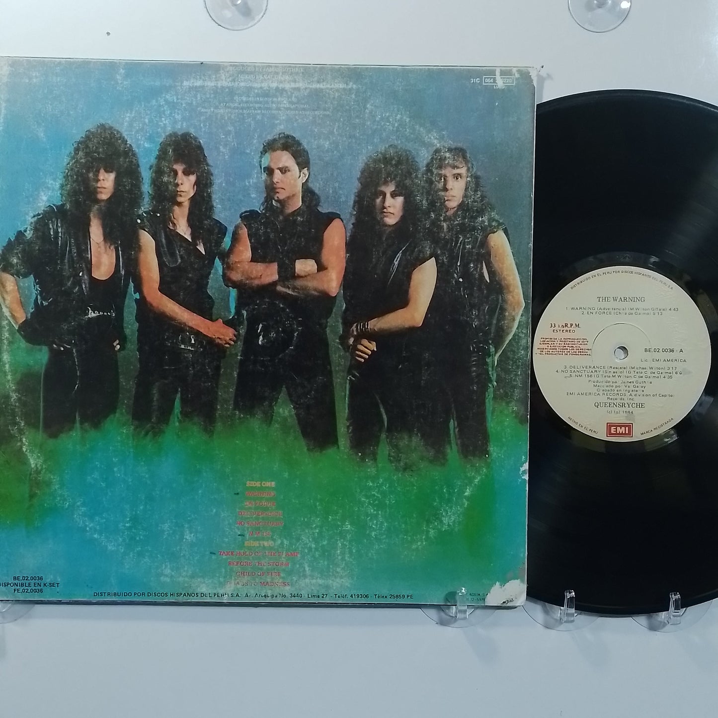 lp Queensrÿche The Warning made peru 1986 Hard Rock
