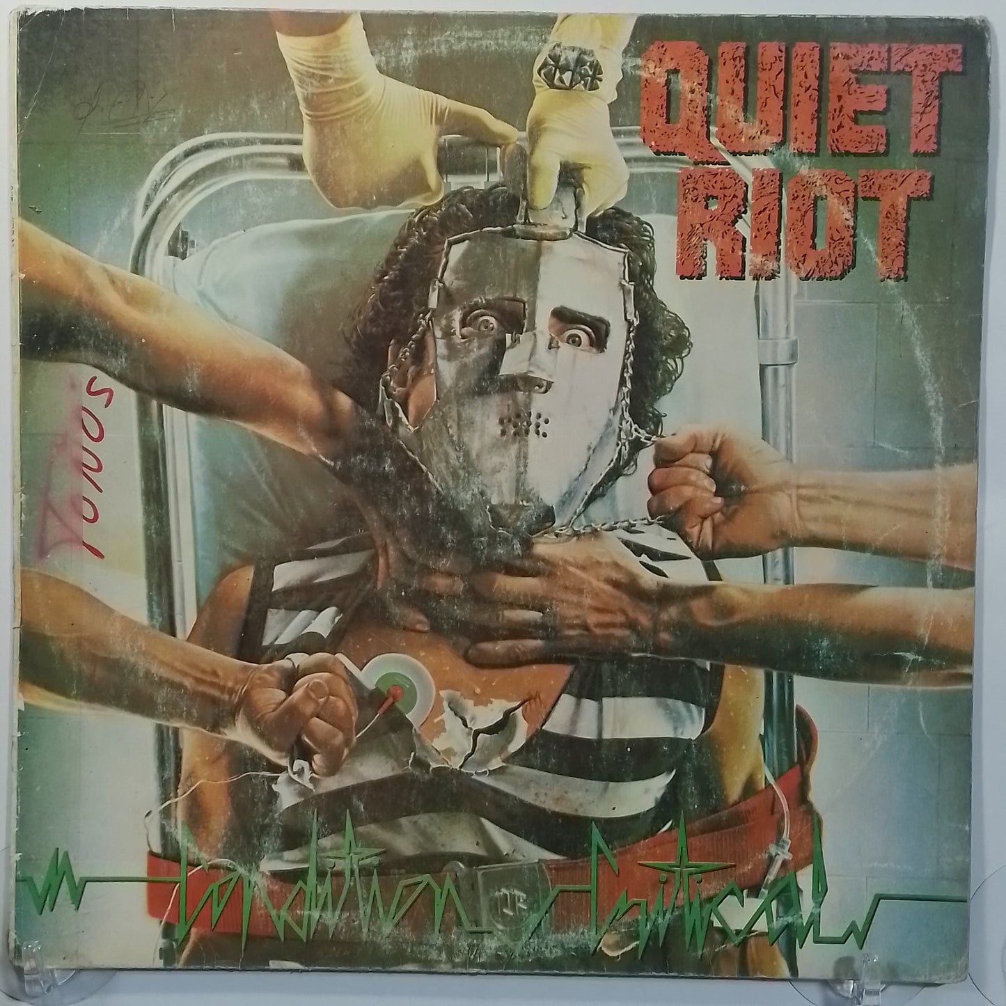 lp Quiet Riot Condition Critical made peru 1984 hard rock