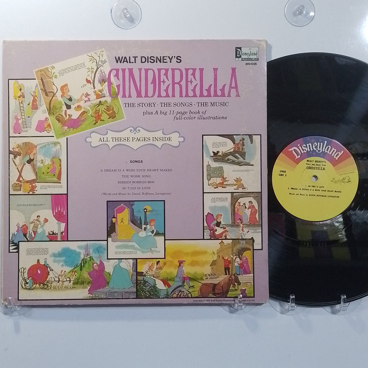 lp cenicienta walt disney presenta cenicienta made usa 1972 gatefold infantil