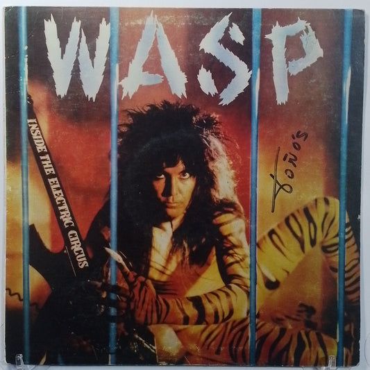 lp W.A.S.P. Inside The Electric Circus made Peru 1986 gatefold heavy metal
