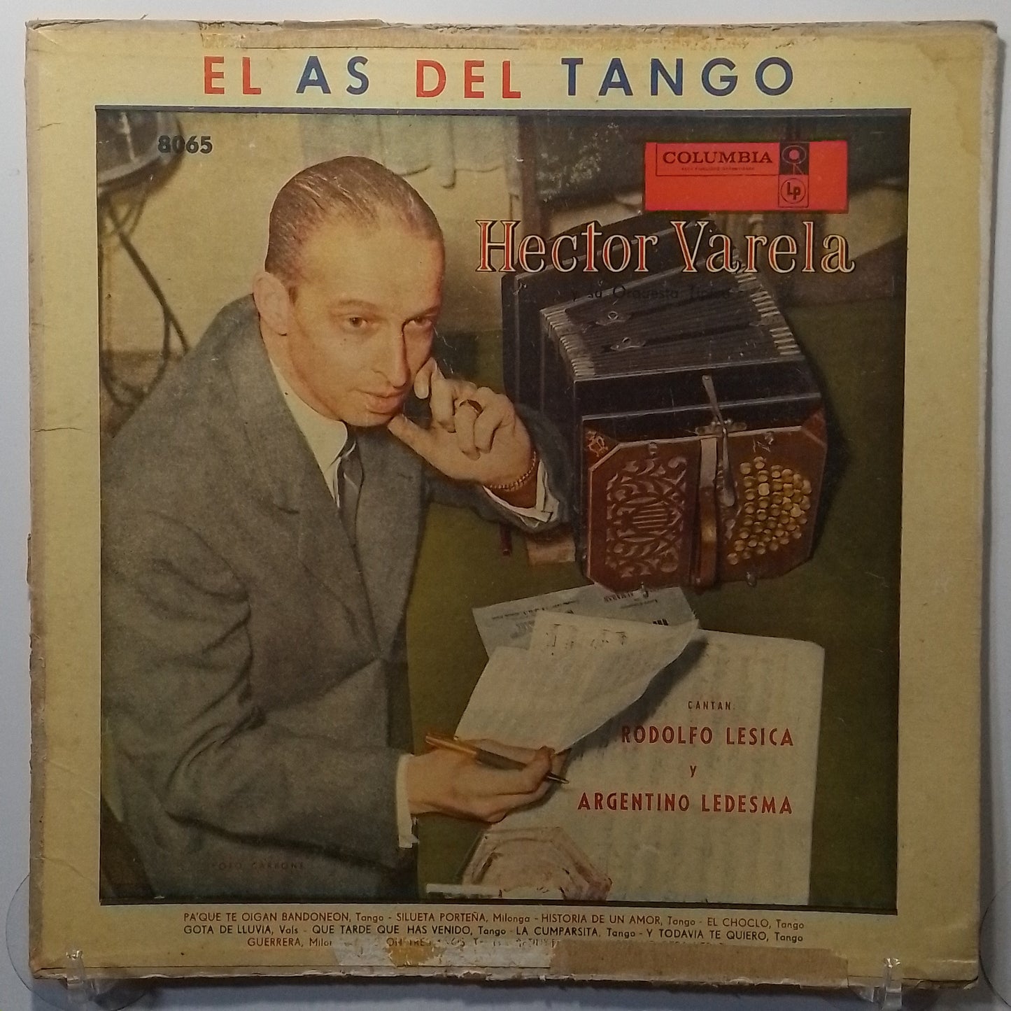 lp Hector Varela Y Su Orquesta Tipica El As Del Tango made argentina 1959 Tango folk