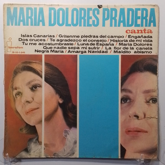 lp Maria Dolores Pradera Canta made españa 1964 Bolero