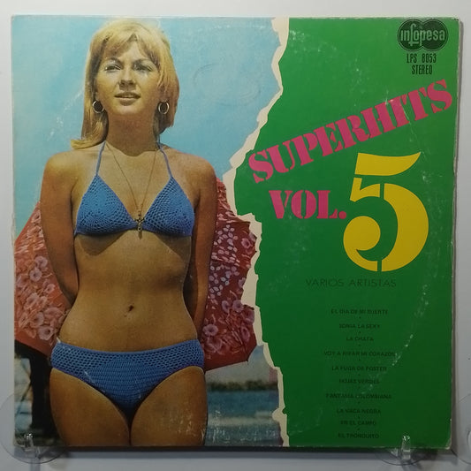 lp Superhits Vol 5 Los Blue Stars Los Hawaianos Los Orientales De Paramonga varios made Peru 1978 latin salsa cumbia