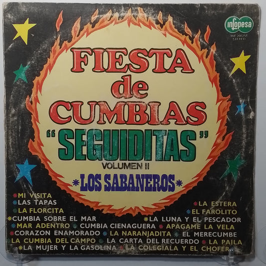 lp Los Sabaneros Fiesta De Cumbias Seguiditas Vol 2 made Peru 1981 latin cumbia