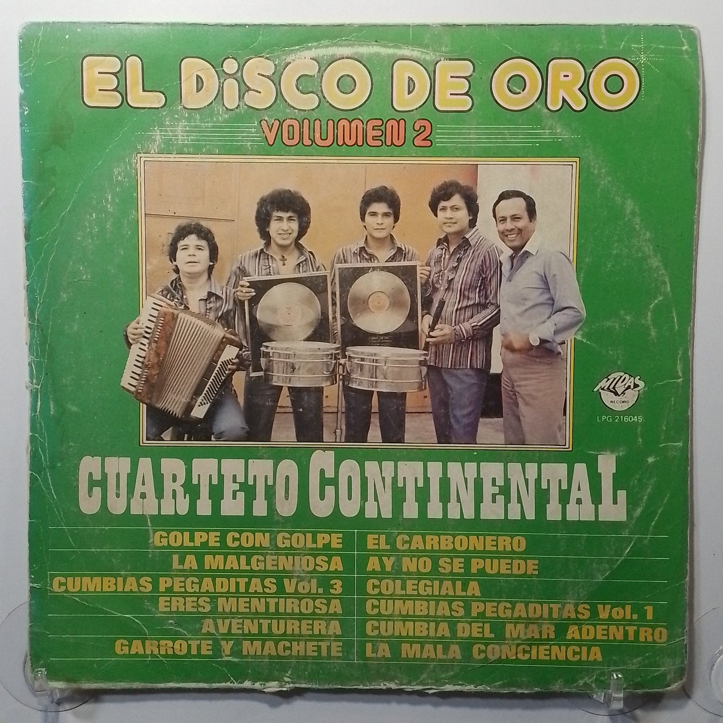 lp Cuarteto Continental Disco De Oro vol 2 made peru 1983 latin cumbia