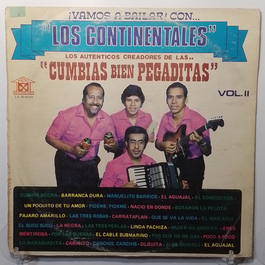 lp Los Continentales Los Autenticos Creadores De Las Cumbias Bien Pegaditas Vol 2 made peru 1981 latin cumbia