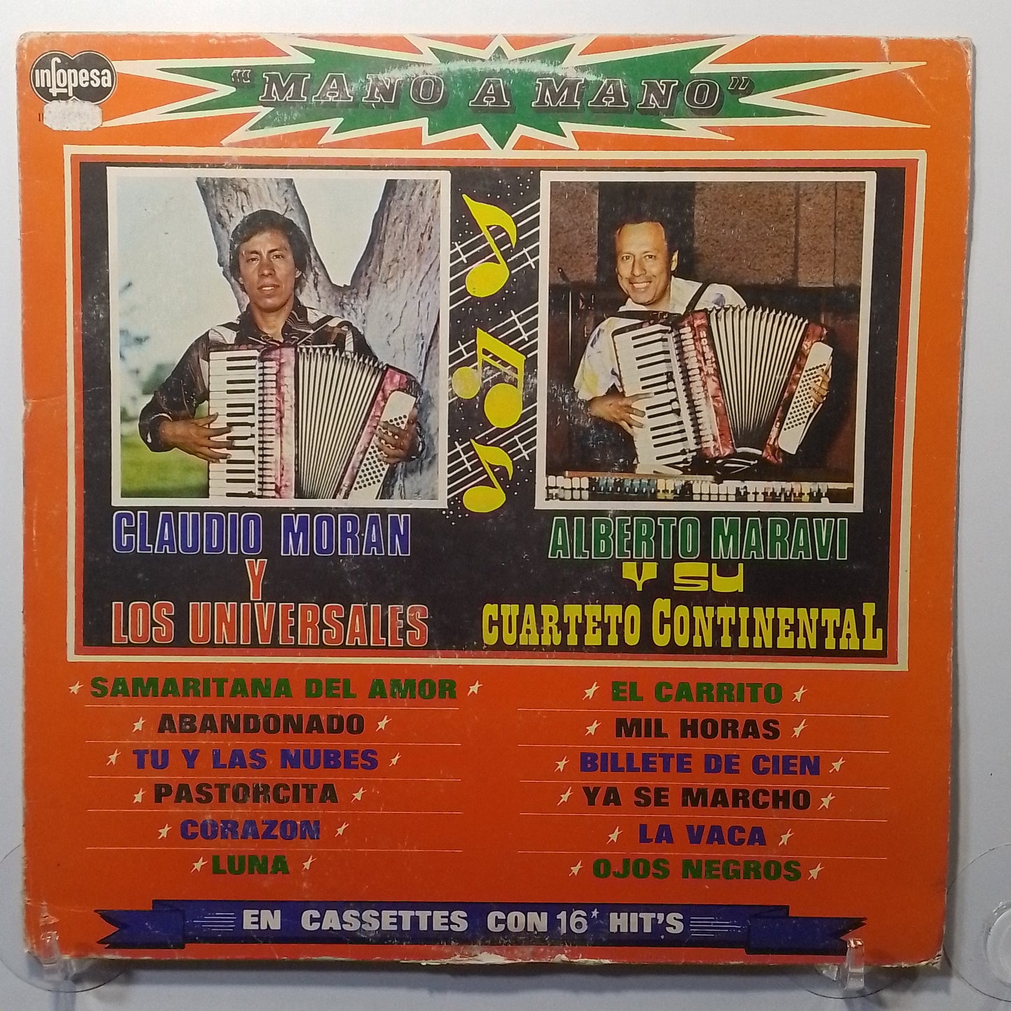lp cuarteto universal los universales mano a mano made peru 1986 latin cumbia