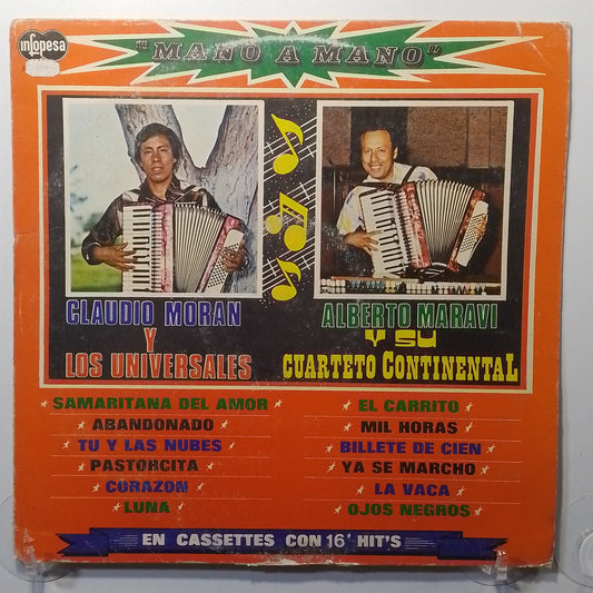 lp cuarteto universal los universales mano a mano made peru 1986 latin cumbia