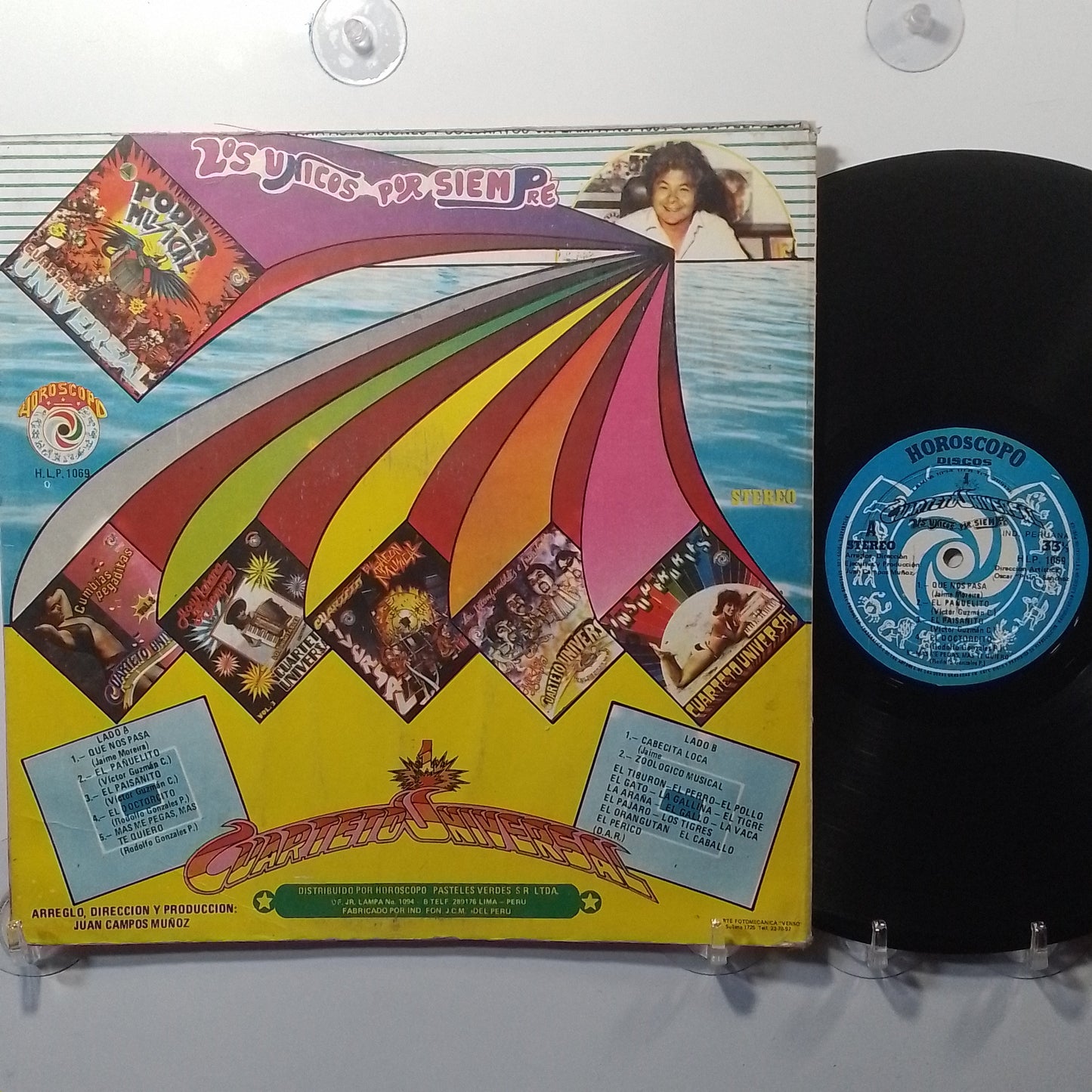 lp Cuarteto Universal Los Unicos Por Siempre made peru 1987 latin cumbia