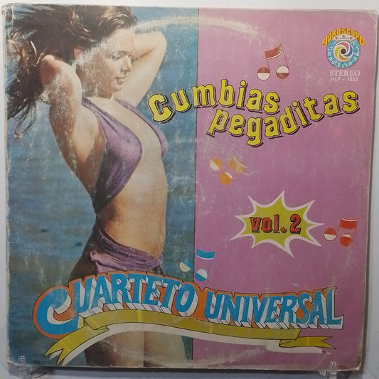 lp Cuarteto Universal Cumbias Pegaditas Vol 2 made peru 1984 latin cumbia
