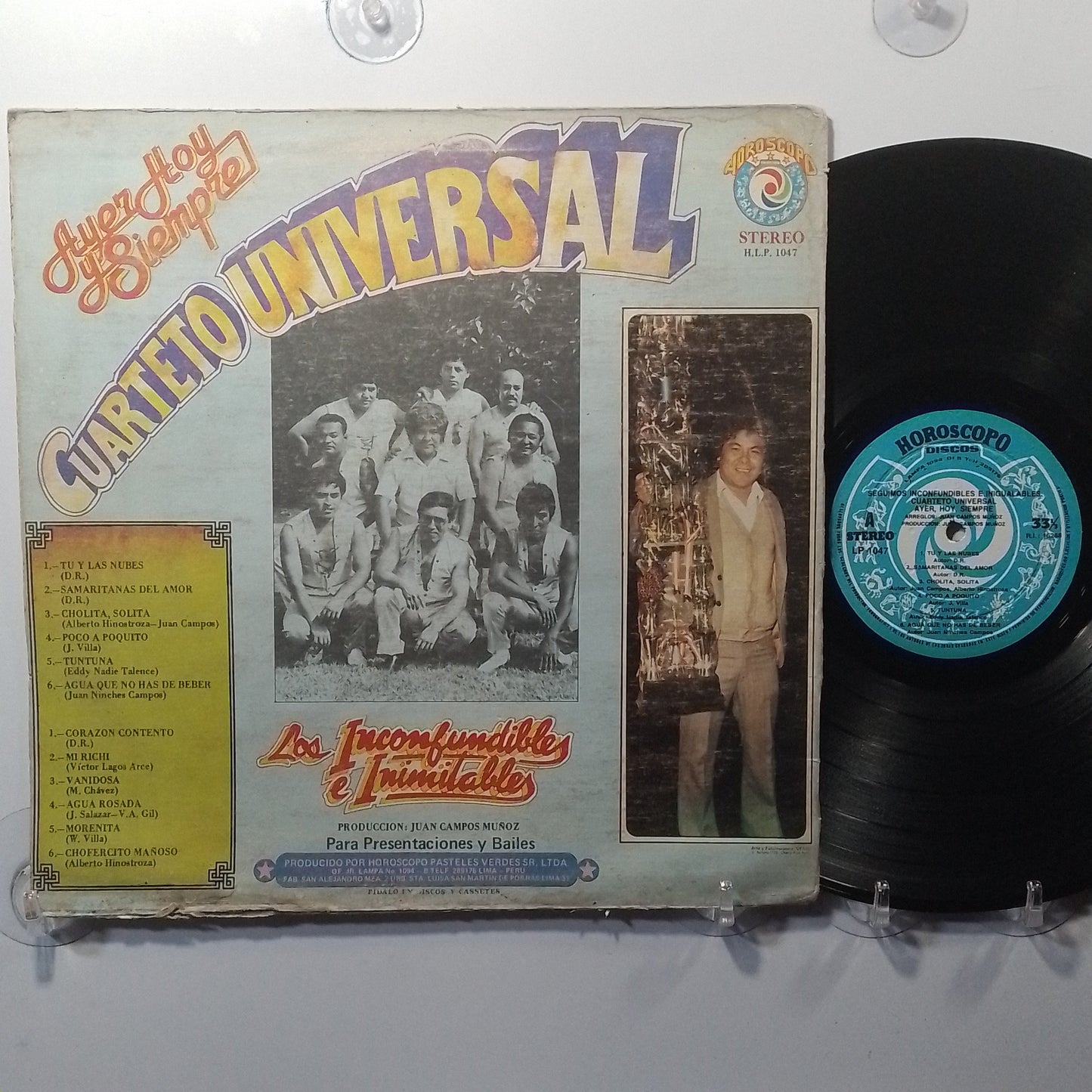 lp Cuarteto Universal Los Inconfundibles E Inimitables made peru 1986 latin cumbia