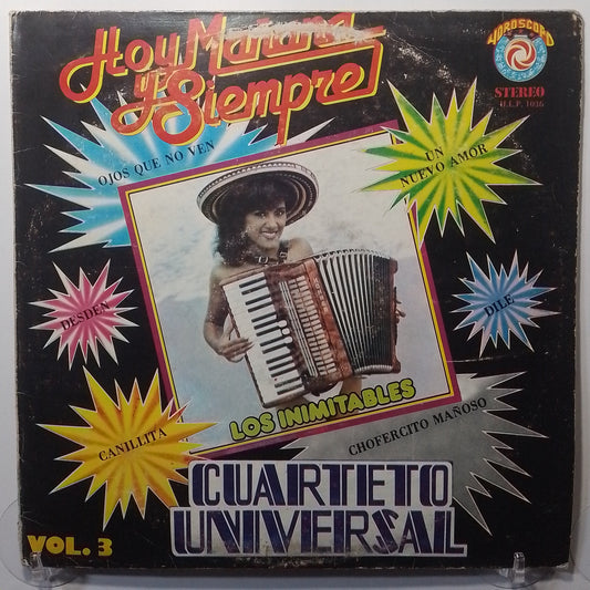 lp Cuarteto Universal Hoy Mañana Y Siempre made peru 1985 latin cumbia