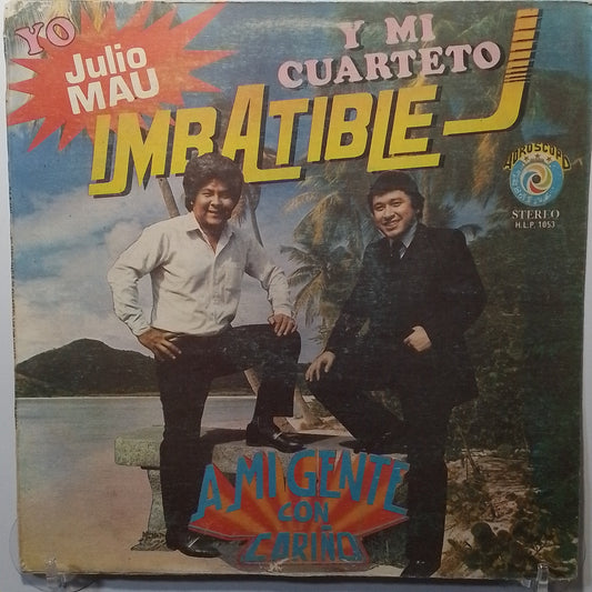 lp Julio Mau y los imbatibles A Mi Gente Con Cariño made peru 1986 latin cumbia