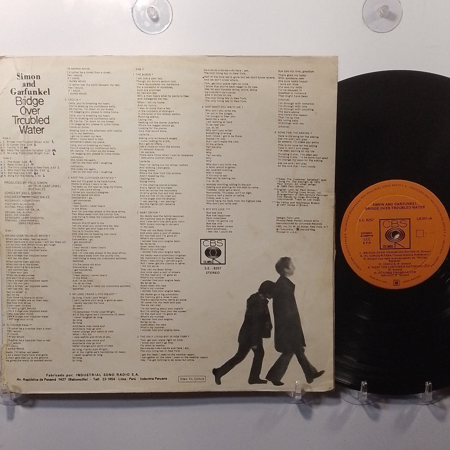 lp Simon & Garfunkel Bridge Over Troubled Water made peru 1970 soft rock