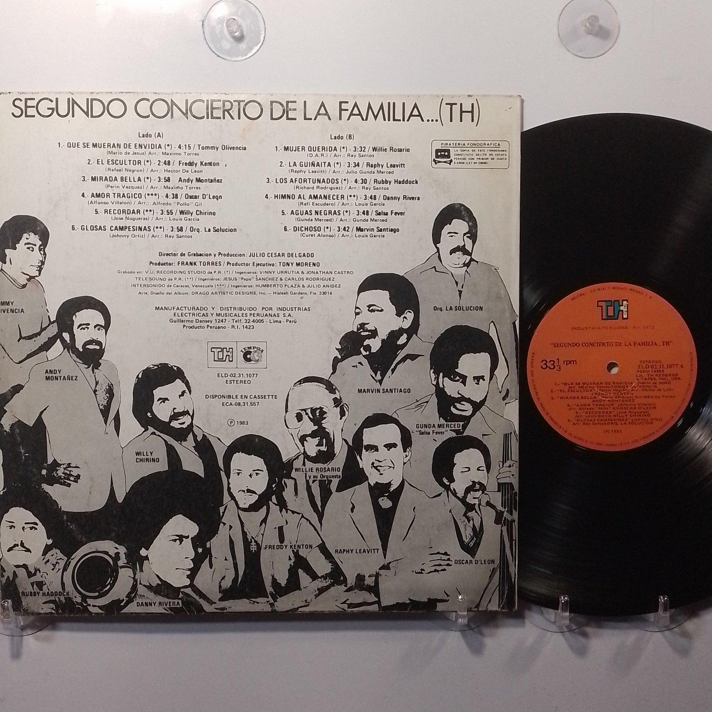 lp Segundo Concierto De La Familia TH made peru 1983 salsa