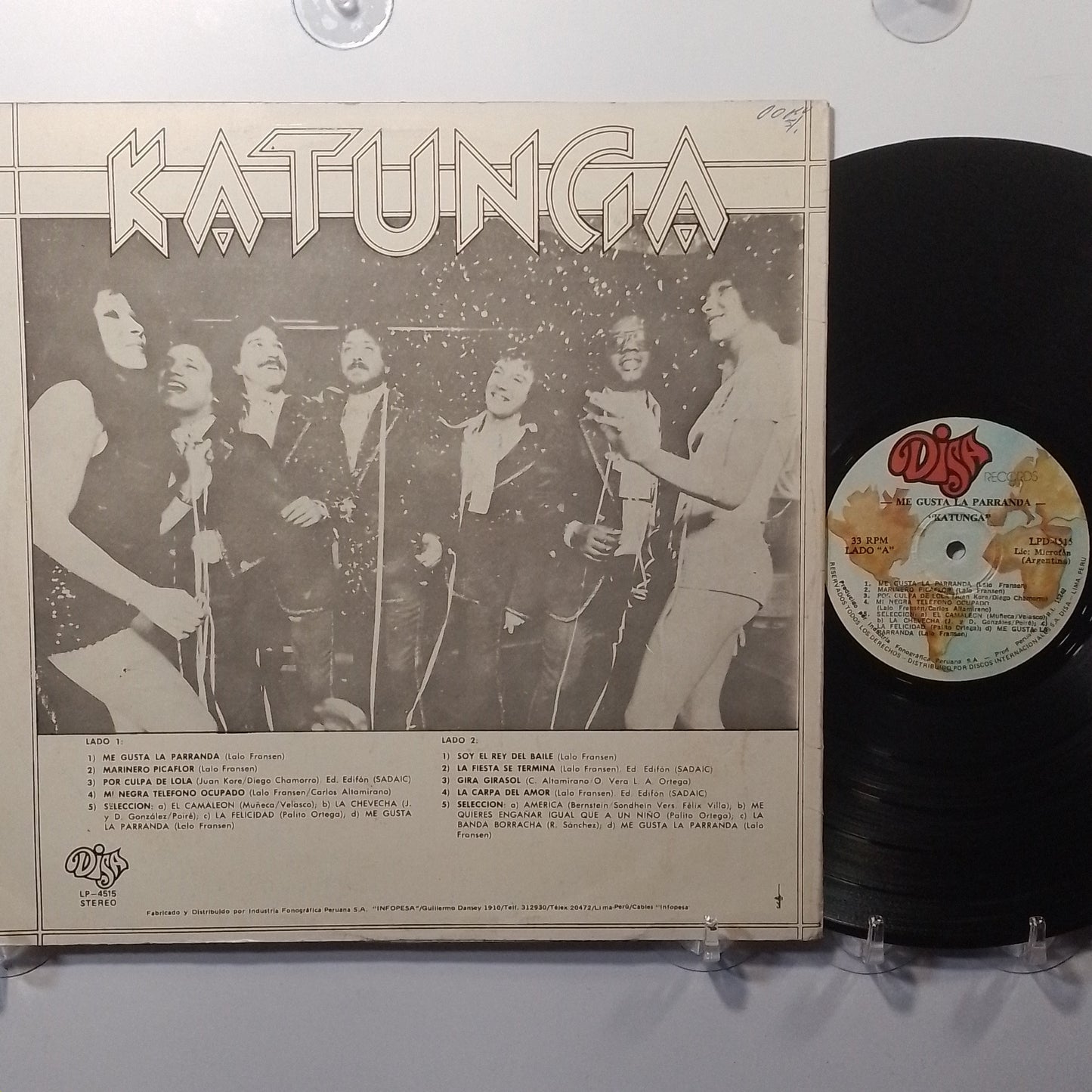 lp Katunga Me Gusta La Parranda made peru 1979 latin cumbia