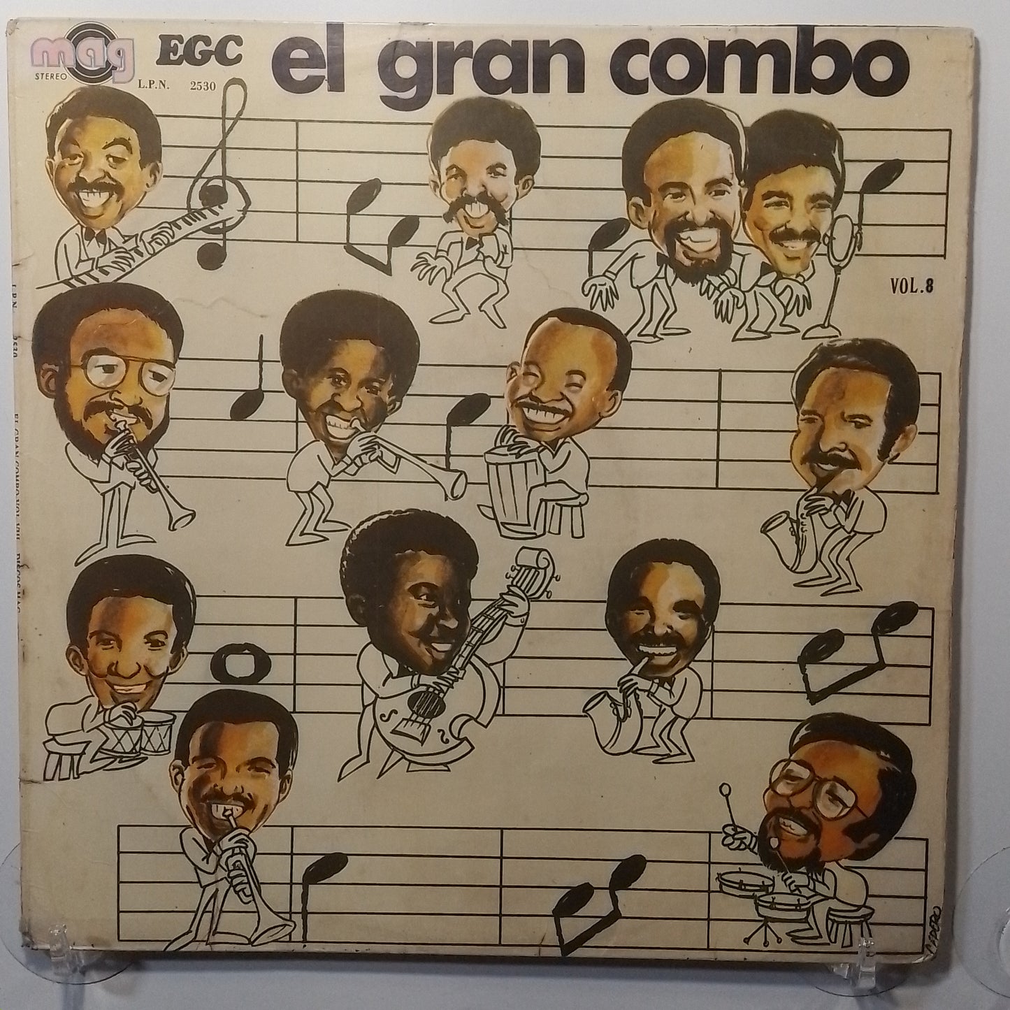 lp El Gran Combo de Puerto Rico El Gran Combo Volumen 8 made peru 1975 Salsa