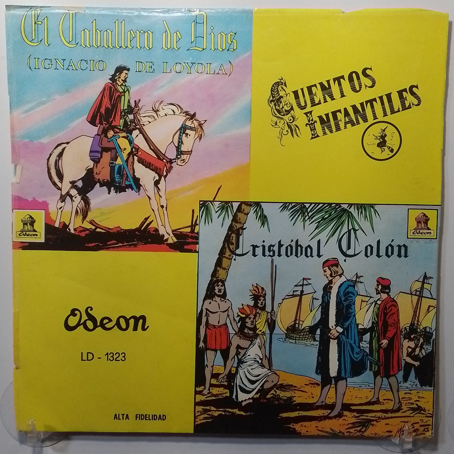 lp cuentos infantiles odeon el caballero de dios / cristobal colon made peru 1968 infantil