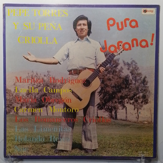 lp Pepe Torres Y Su Peña Criolla Pura Jarana made peru 1975 criollo folk
