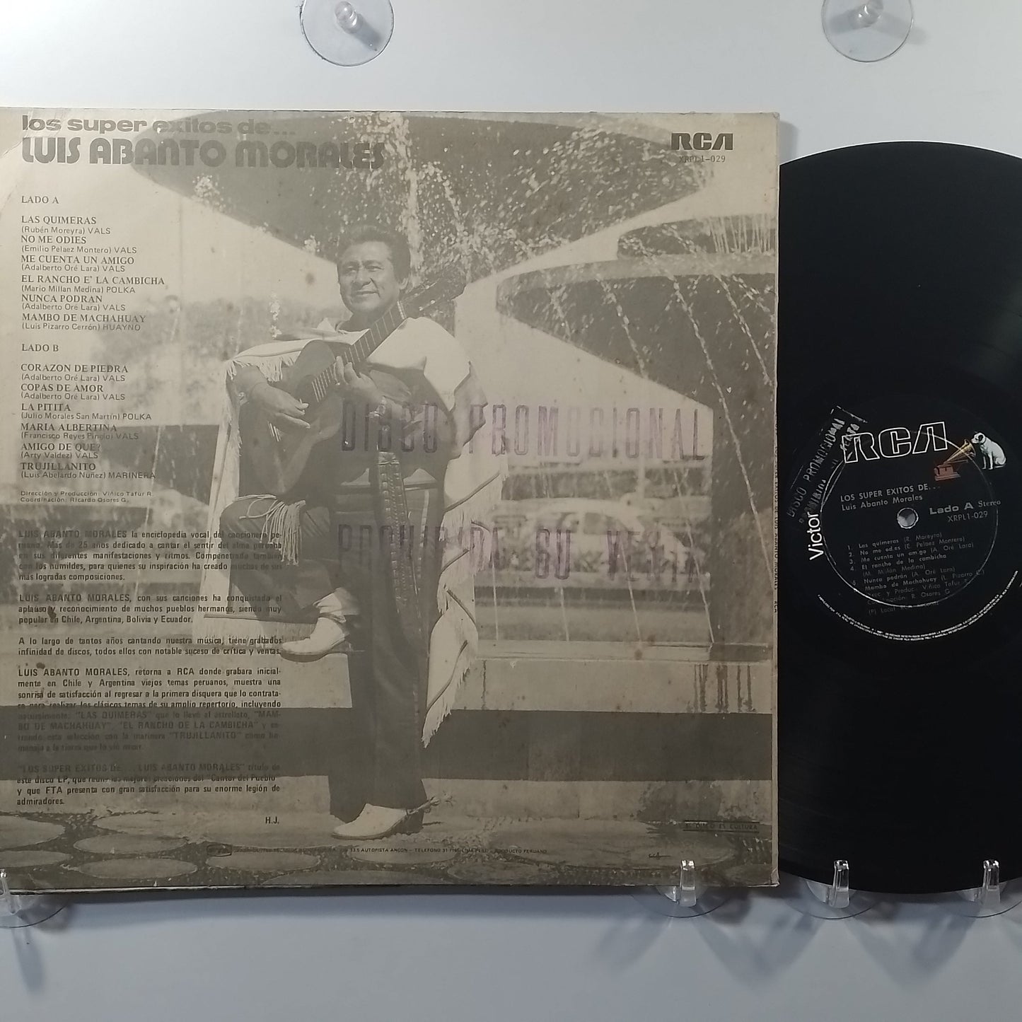lp luis abanto morales los super exitos de made peru 1980 promocional vals huayno folk