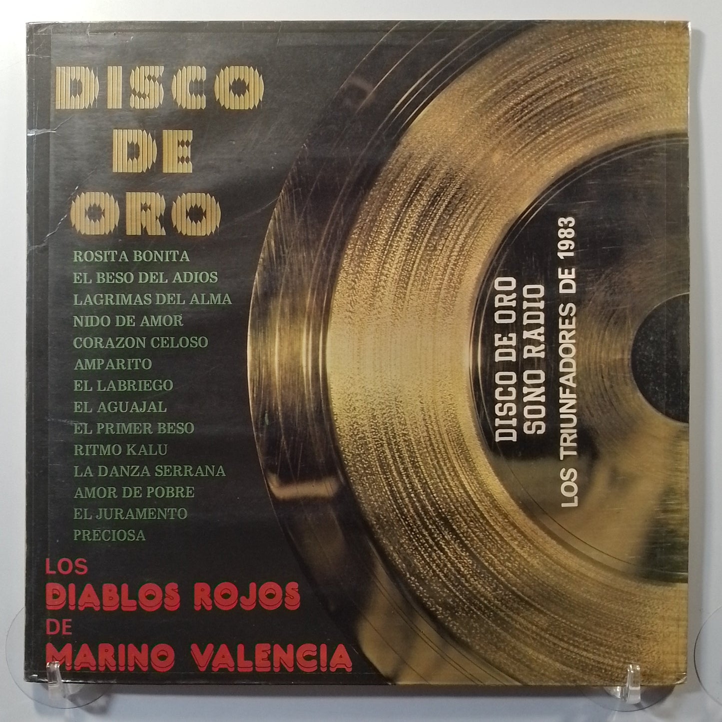 lp los diablos rojos de marino valencia disco de oro made peru 1983 gatefold latin cumbia