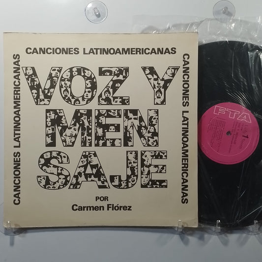 lp carmen flores voz y mensaje canciones latinoamericanas made peru 1978 sellado latin folk