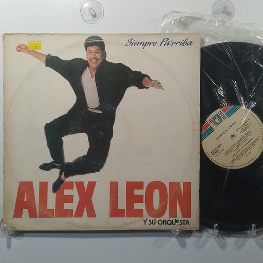 lp Alex Leon Y Su Orquesta Siempre Pa'arriba made peru 1988 sellado salsa
