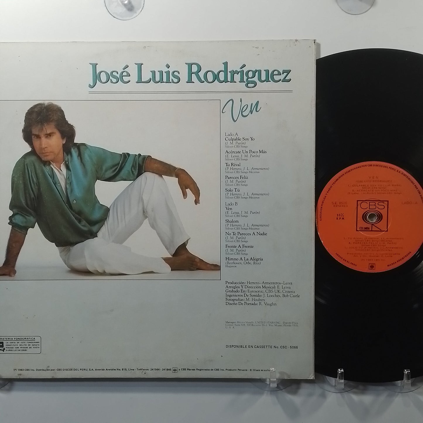 lp jose luis rodriguez ven made peru 1983 latin pop