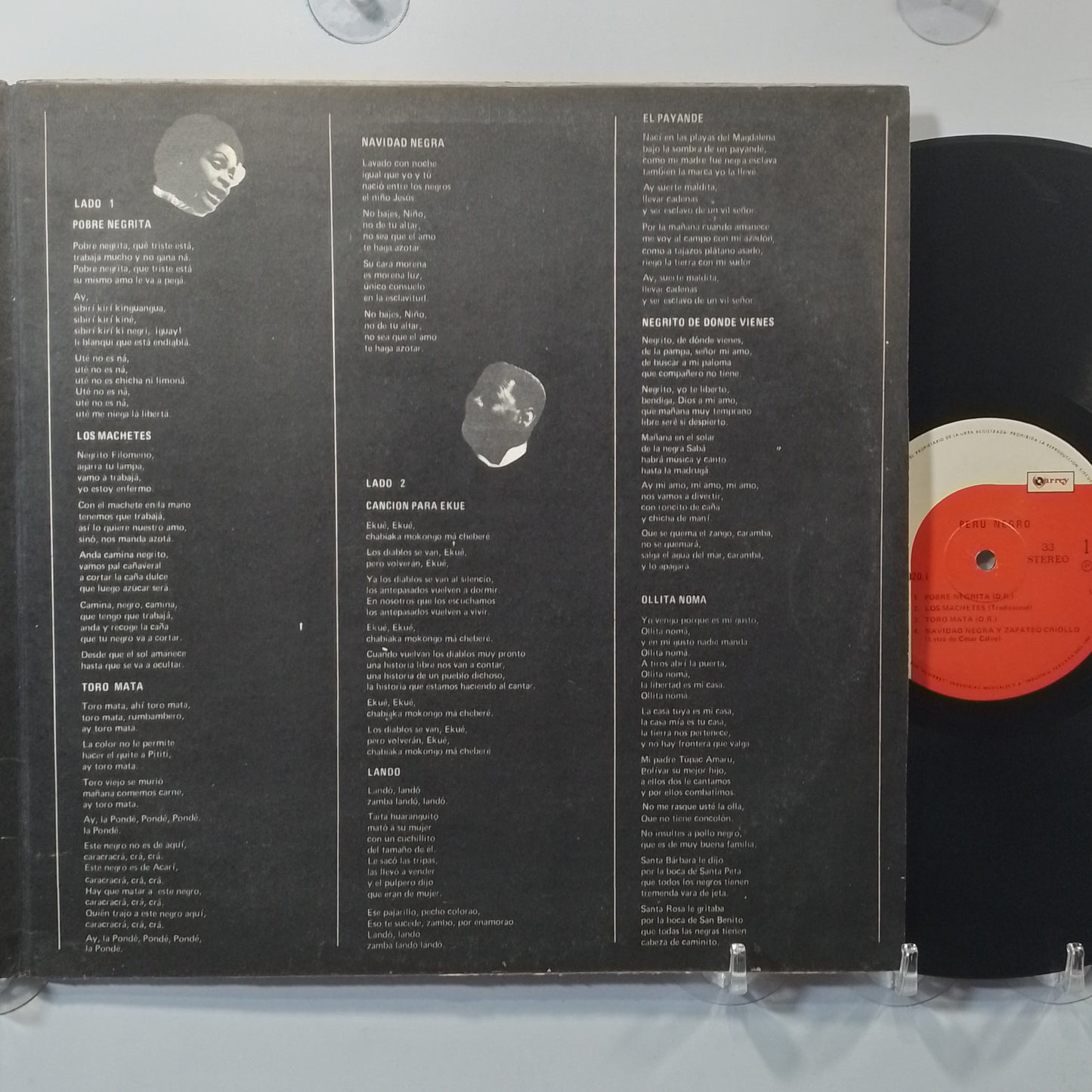 lp Peru Negro Gran Premio Del Festival Hispanoamericano De La Danza Y La Cancion made peru 1974 gatefold criollo folk