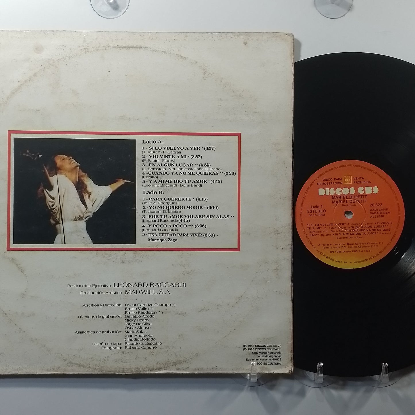 lp mariel dupetit mariel dupetit made argentina 1986 promocional latin pop