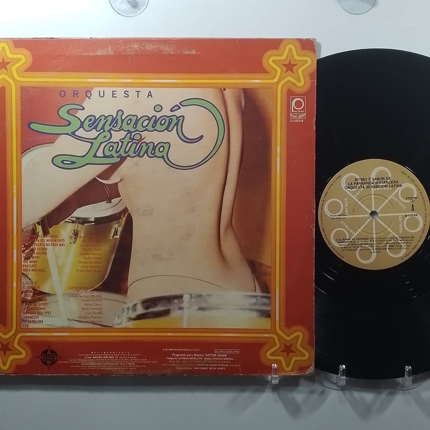 lp orquesta sensacion latina ritmo y sabor de la parranda matancera made mexico 1983 guaracha latin